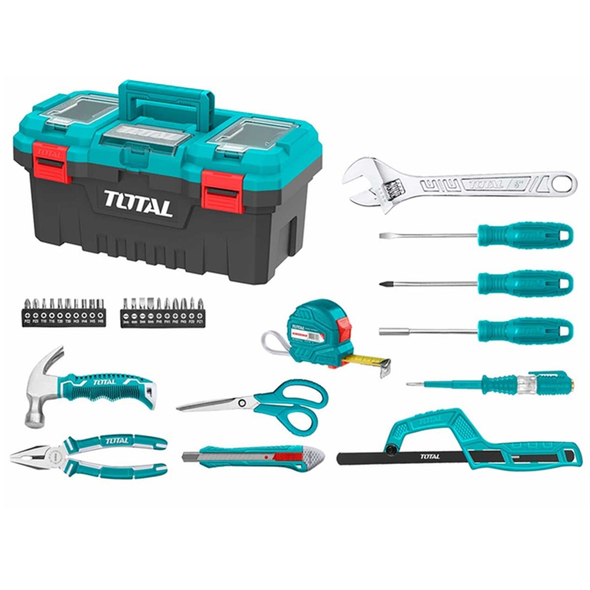 TOTAL TOOLS - Caja De Herramientas  Herramientas Manuales Total