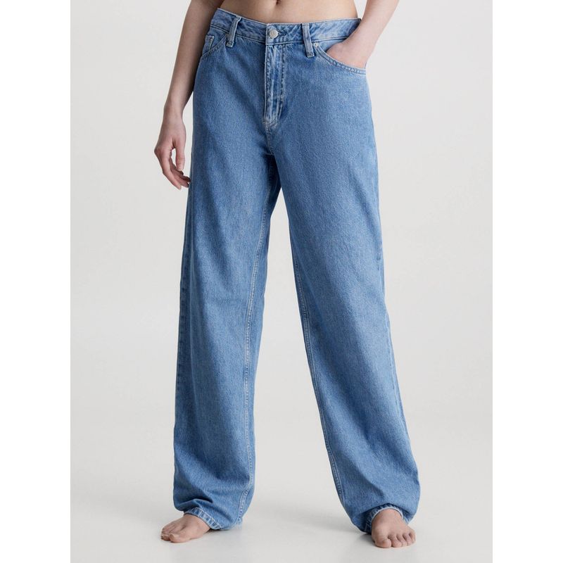 CALVIN KLEIN - 90s Straight Jeans Azul Calvin Klein