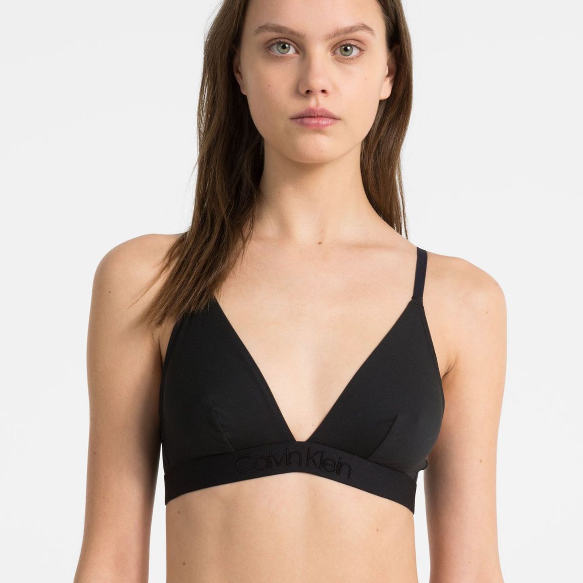 CALVIN KLEIN - Sujetador con triangular Negro Calvin Klein