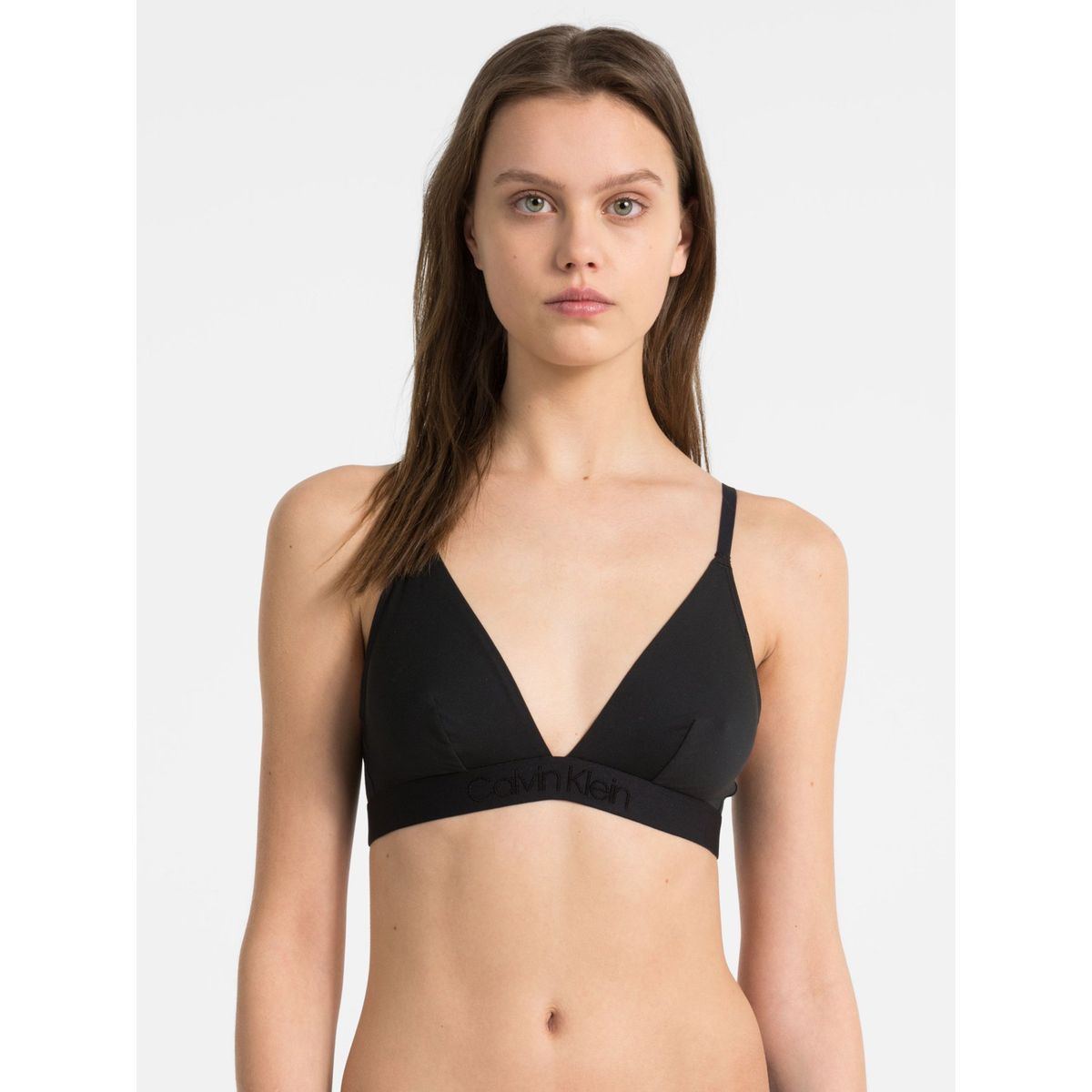 CALVIN KLEIN - Sujetador con triangular Negro Calvin Klein