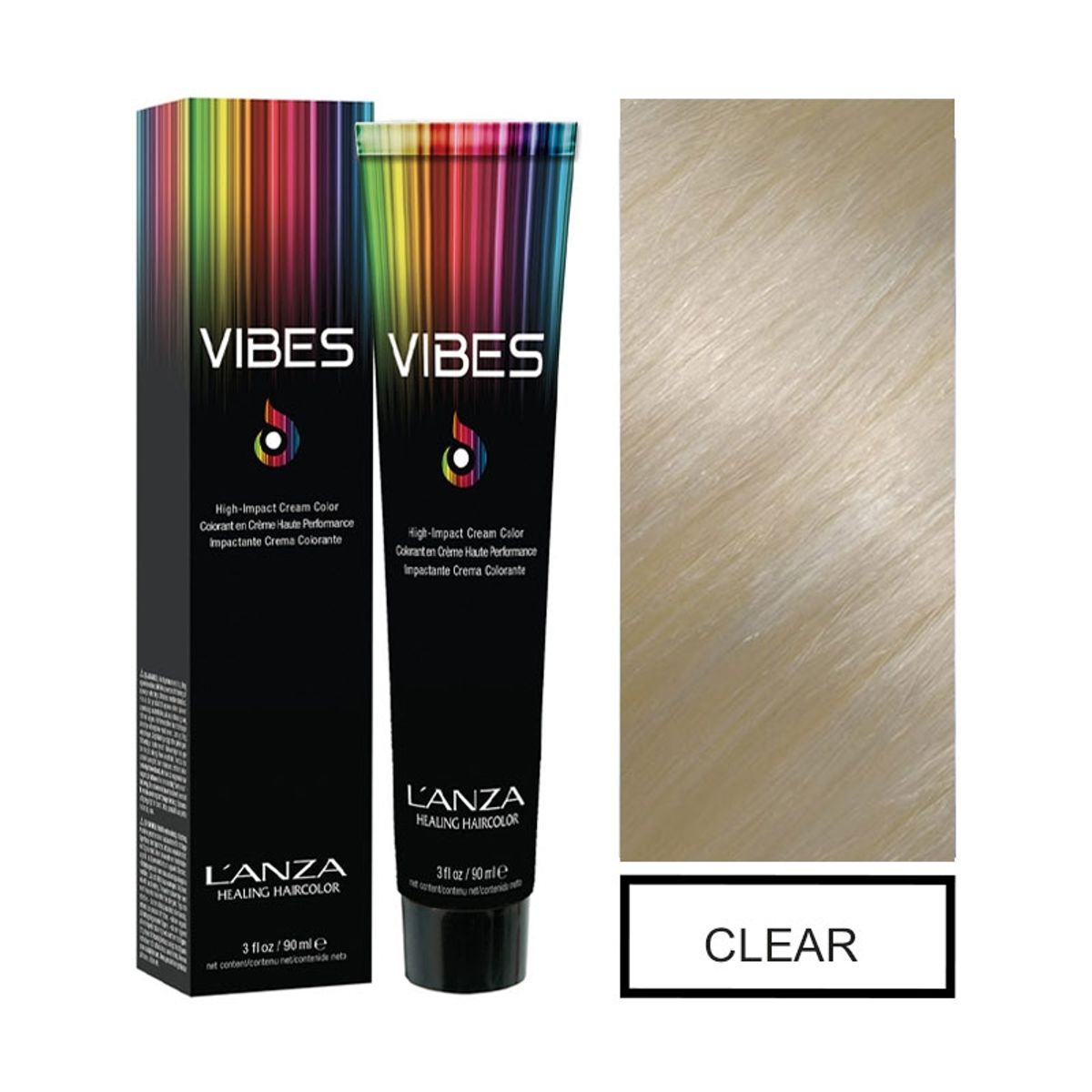 HAKARI - TINTURA FANTASIA SEMIPERMANENTE VIBES LANZA CLEAR 90ML
