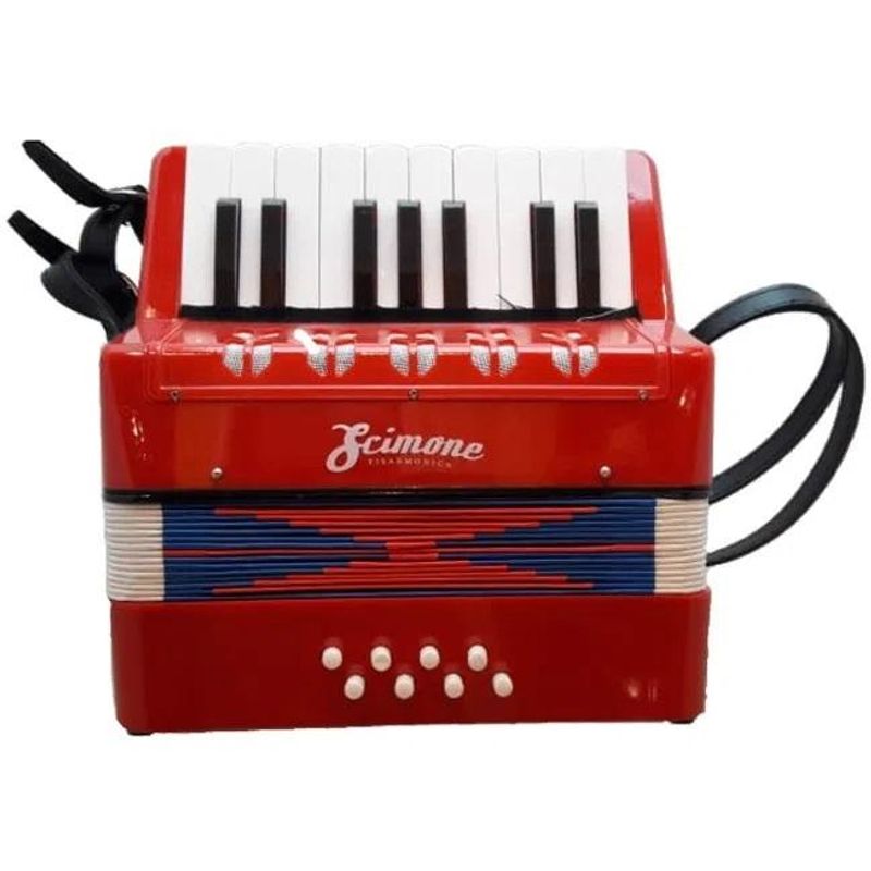 SCIMONE - ST104-1 RD ACORDEON PARA NIÑO SCIMONE