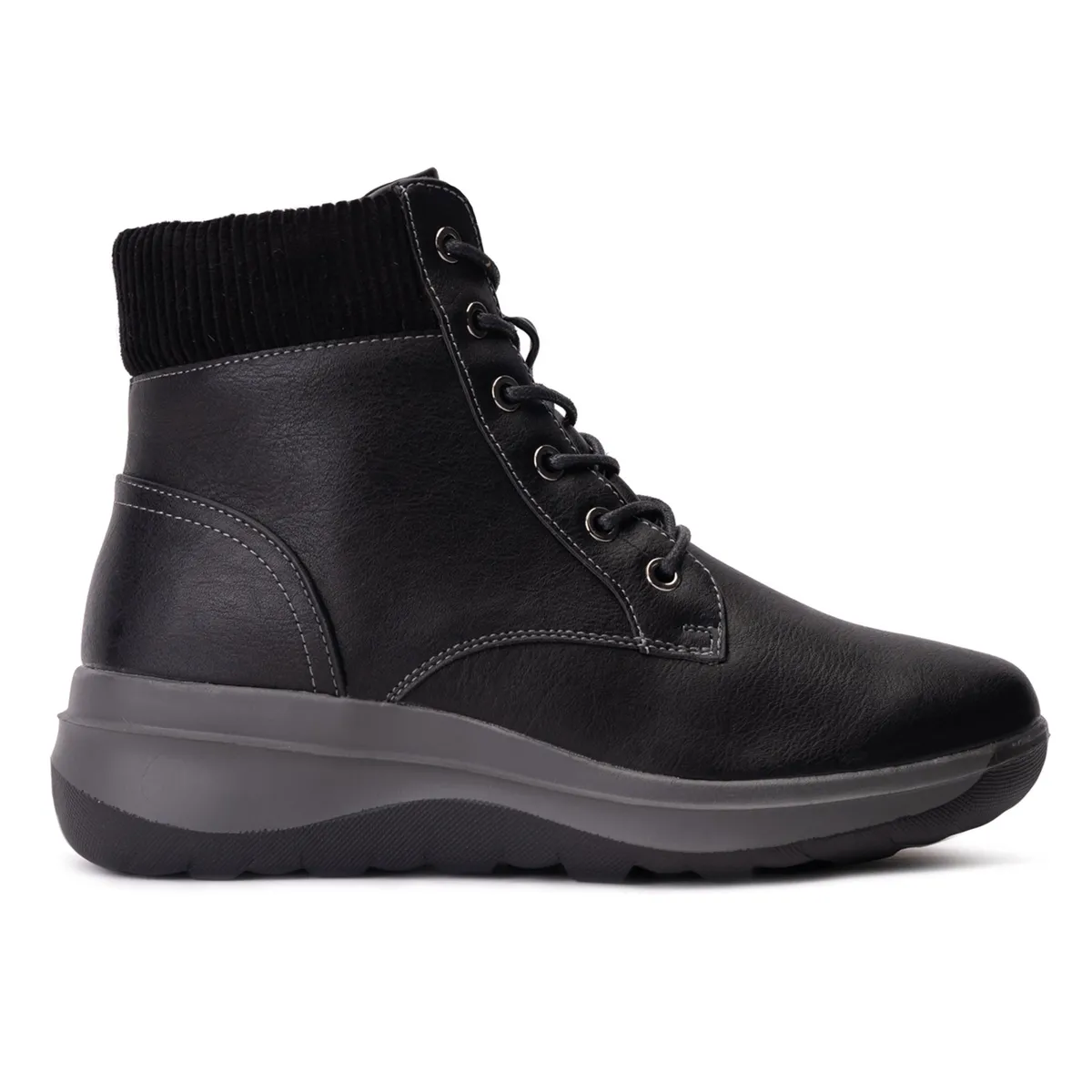 THUNDER BLUE - Botín Mujer Negro Marsali Thunder Blue