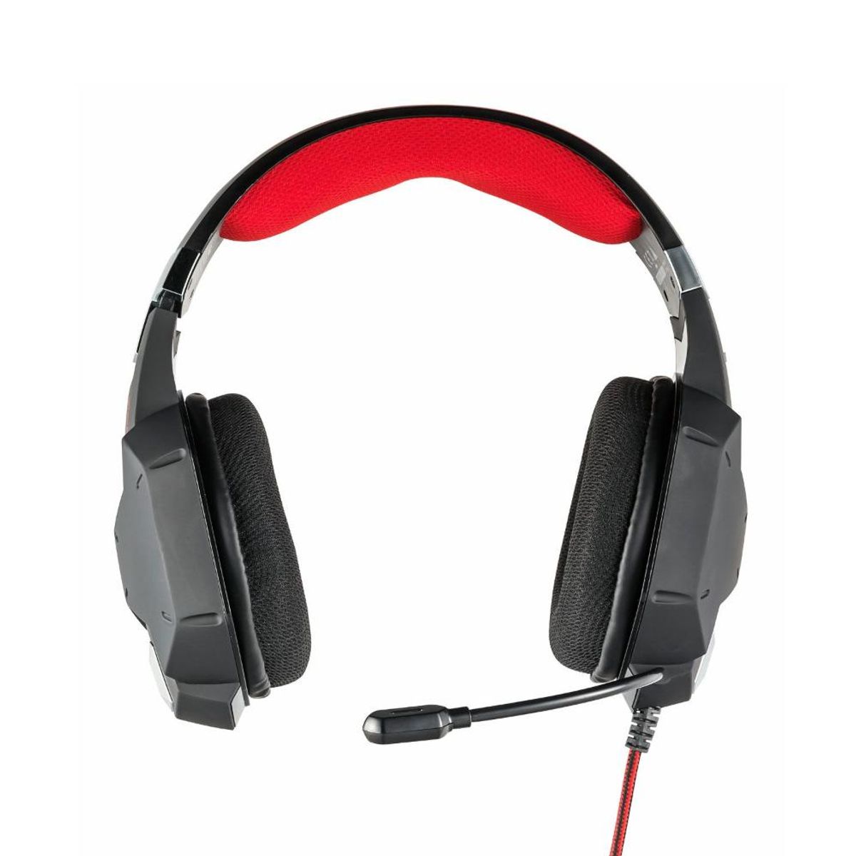 GENERICO - Audifonos gaming headset / Carus GXT 322 /Negro/Rojo - Negro