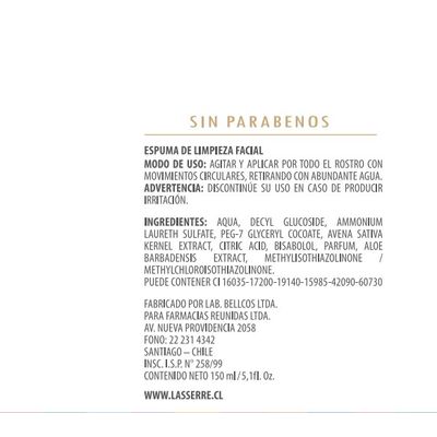Imagen 2 del producto Espuma de Limpieza Facial 150 ml Lasserre Cosmétique