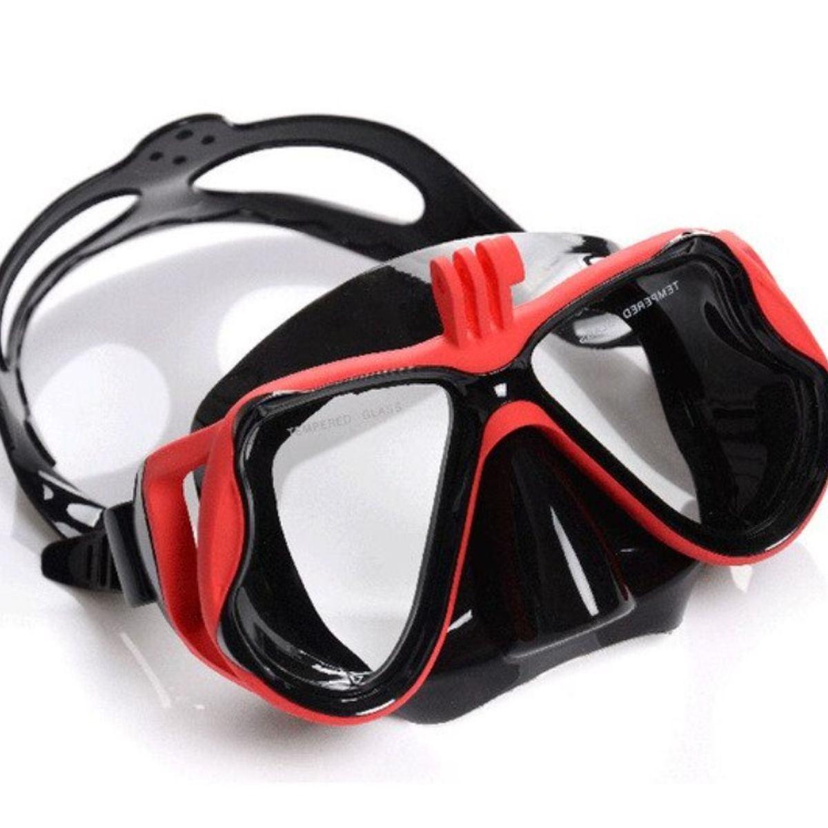 SHOOT - Lentes de Snorkel Rojo para cámara deportiva Gopro u otras