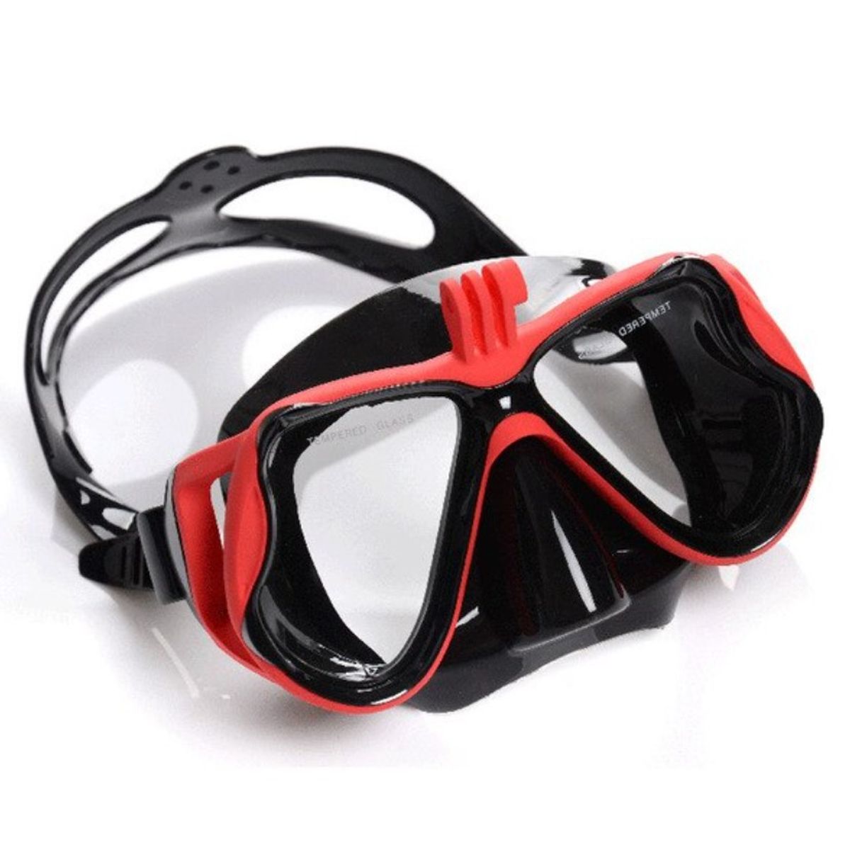 SHOOT - Lentes de Snorkel Rojo para cámara deportiva Gopro u otras