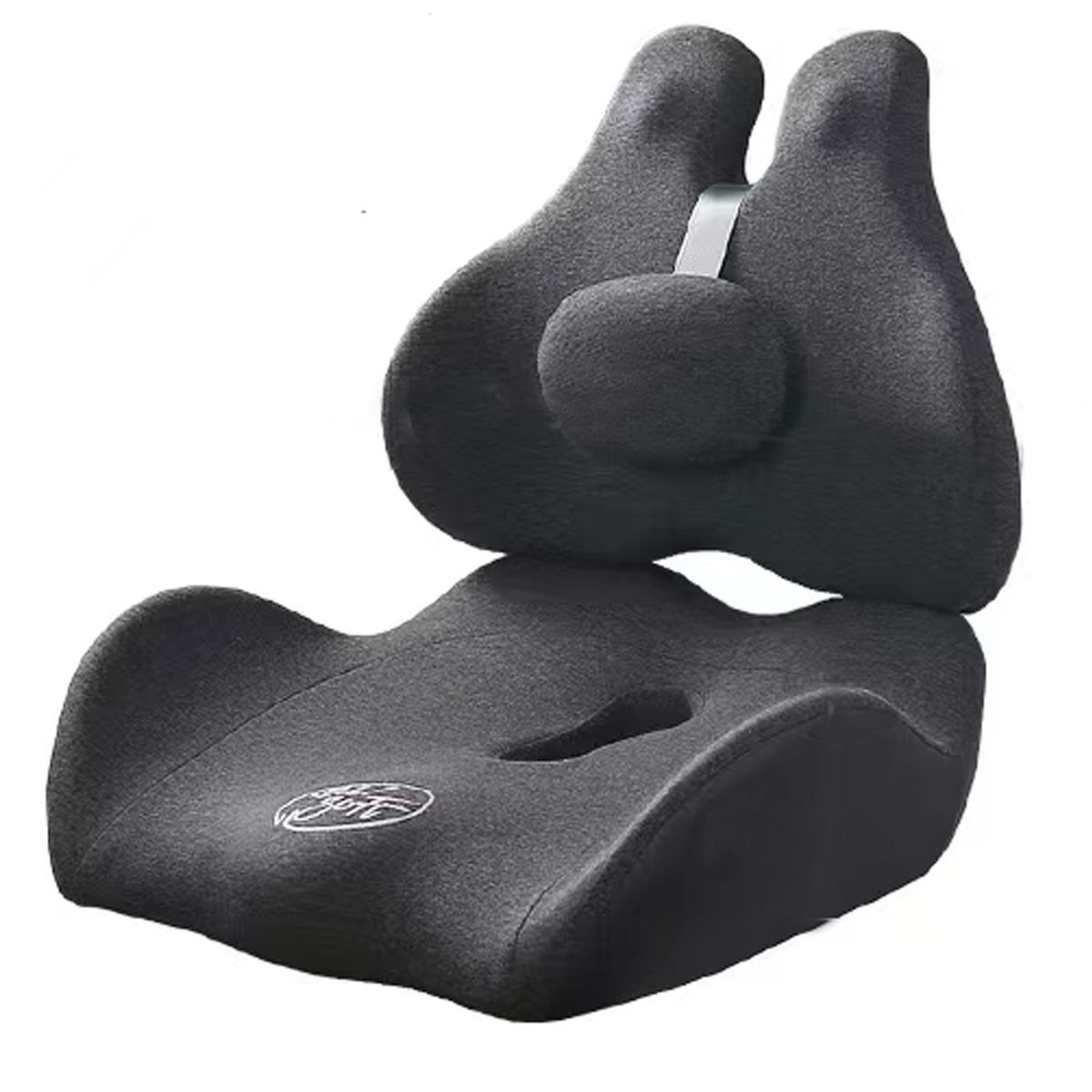 NEWO - Cojín y Respaldo Lumbar para coxis silla y automóvil NW-30WW