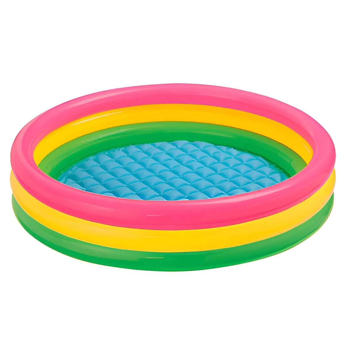 INTEX - PISCINA INFLABLE 3 AROS 3 COLORES 1.47M X 33CM INTEX