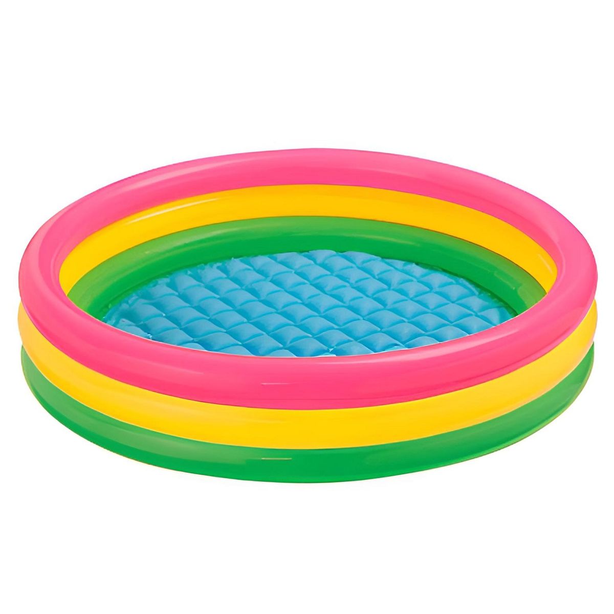 INTEX - PISCINA INFLABLE 3 AROS 3 COLORES 1.47M X 33CM INTEX