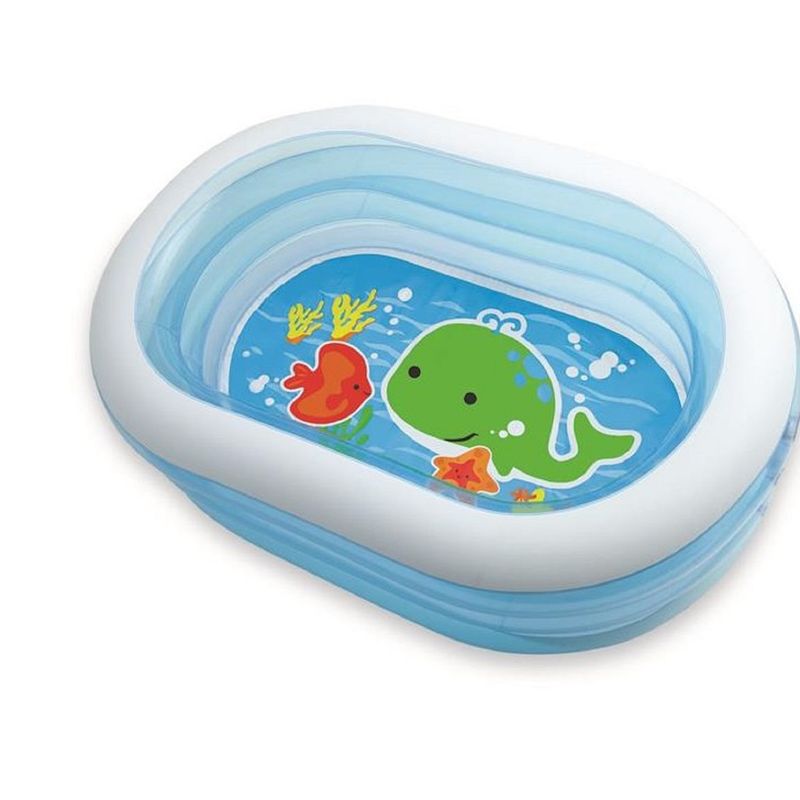 INTEX - PISCINA TRANSPARENTE INFLABLE MY SEA FRIENDS1.63M X 1.07M X 46CM INTEX