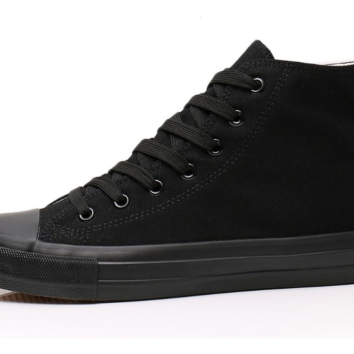 GENERICO - Zapatillas De Lona Con Caña Mujer Moda Urbanas-casual Azul 7255