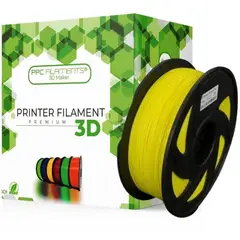 PPC FILAMENTS - Filamento 3D PLA Amarillo 1kg - Filamentos