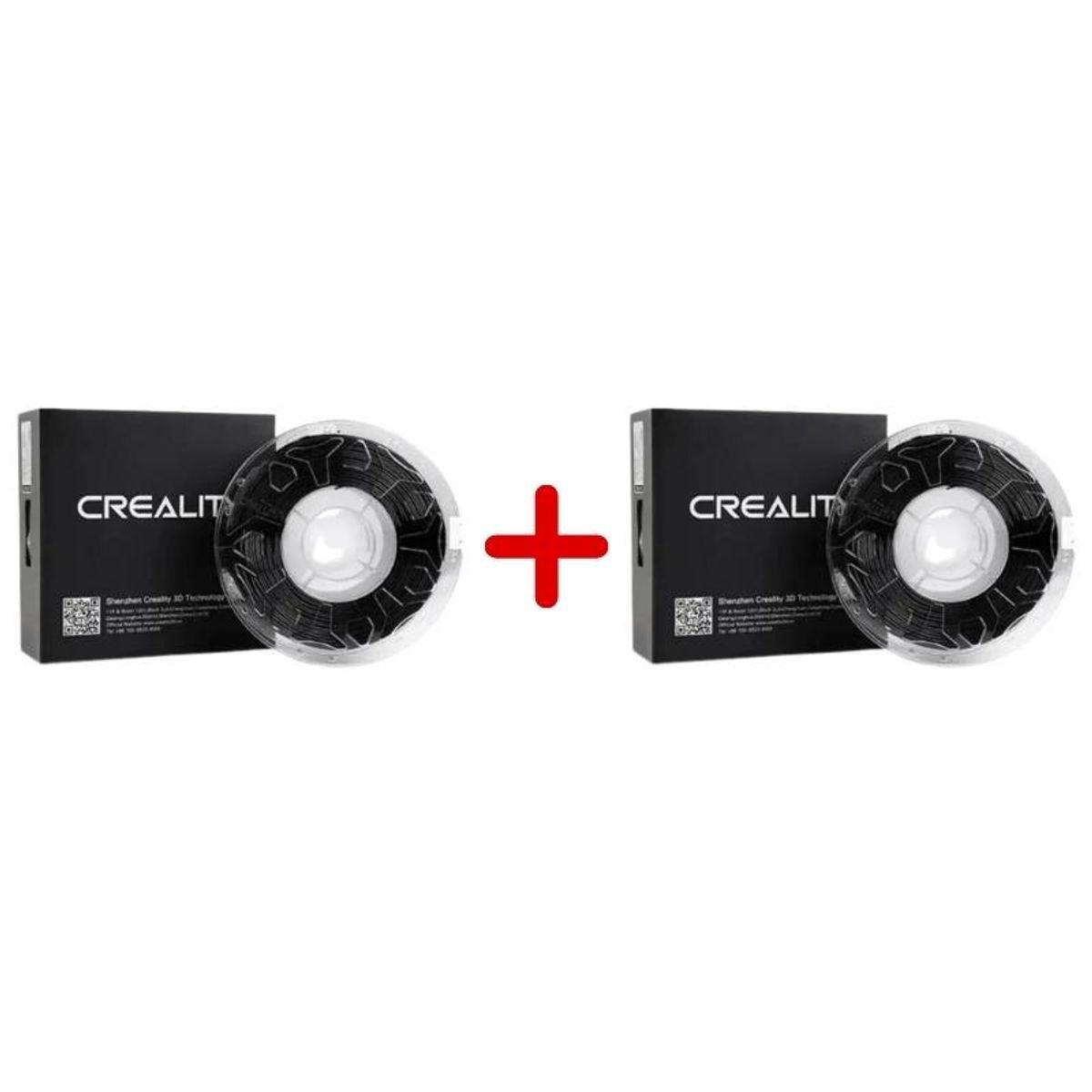 CREALITY - Pack 2 x Filamento 3D PLA Negro  Creality - Filamentos