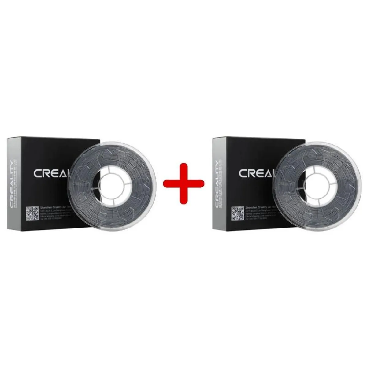 CREALITY - Pack 2 x Filamento 3D PLA Plateado o Plata 1kg Creality