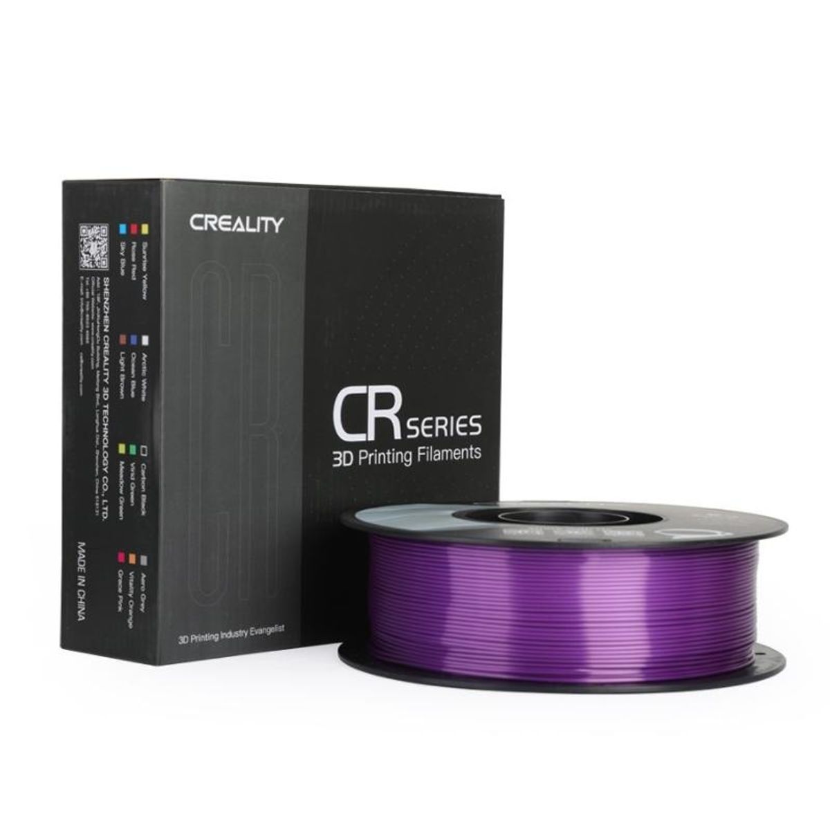 CREALITY - Filamento 3D PLA Seda Morado  Creality - Filamentos