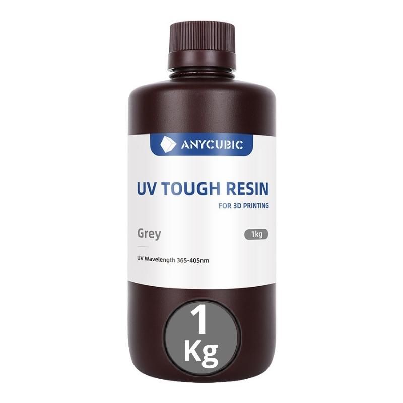 ANYCUBIC - Resina 3D Flexible Dura Gris 1000g Anycubic - Resinas