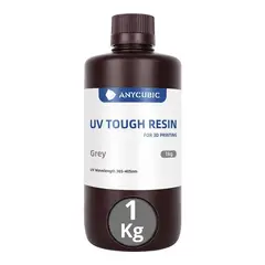 ANYCUBIC - Resina 3D Flexible Dura Gris 1000g - Resinas