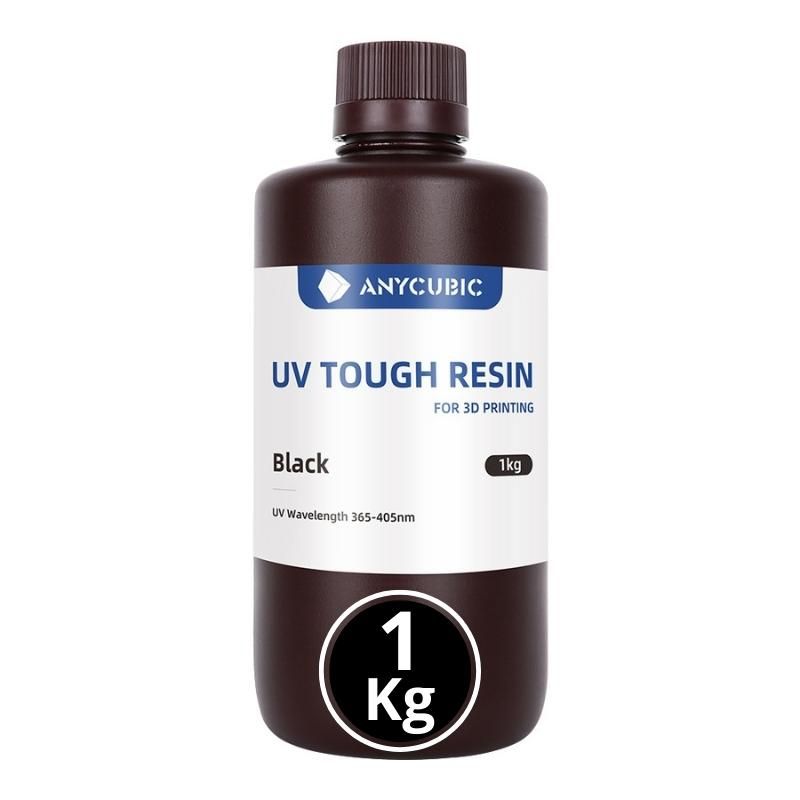 ANYCUBIC - Resina 3D Flexible Dura negra 1000g Anycubic - Resinas