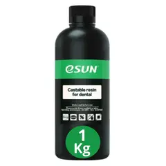 ESUN - Resina 3D Castable Dental Verde para Impresoras 3D 1000g