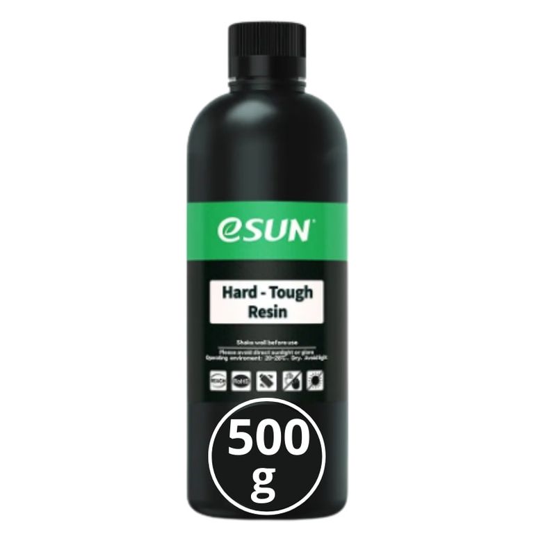 Resina 3D Tipo ABS  Hard-Tough Negra para Impresoras 3D  Esun
