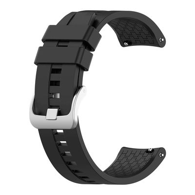 Imagen 2 del producto Correa De Silicona Para Huawei Watch Gt2 Gt3 Xiaomi Mi Watch Negro