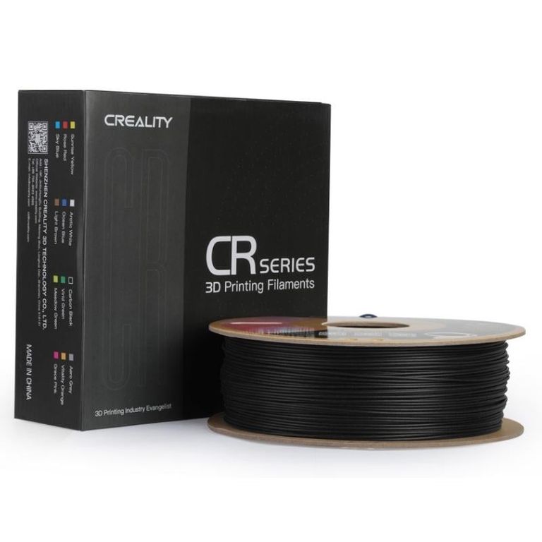 Filamento 3D PLA Mate Negro Mate  Creality - Filamentos