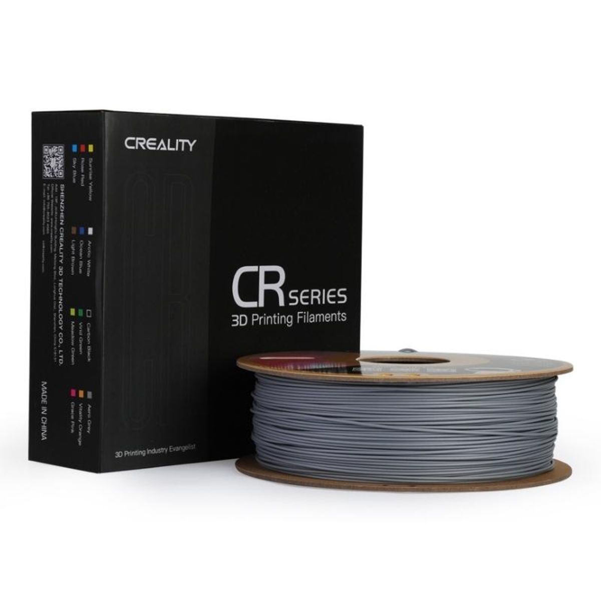 CREALITY - Filamento 3D PLA Mate Gris Mate  Creality - Filamentos