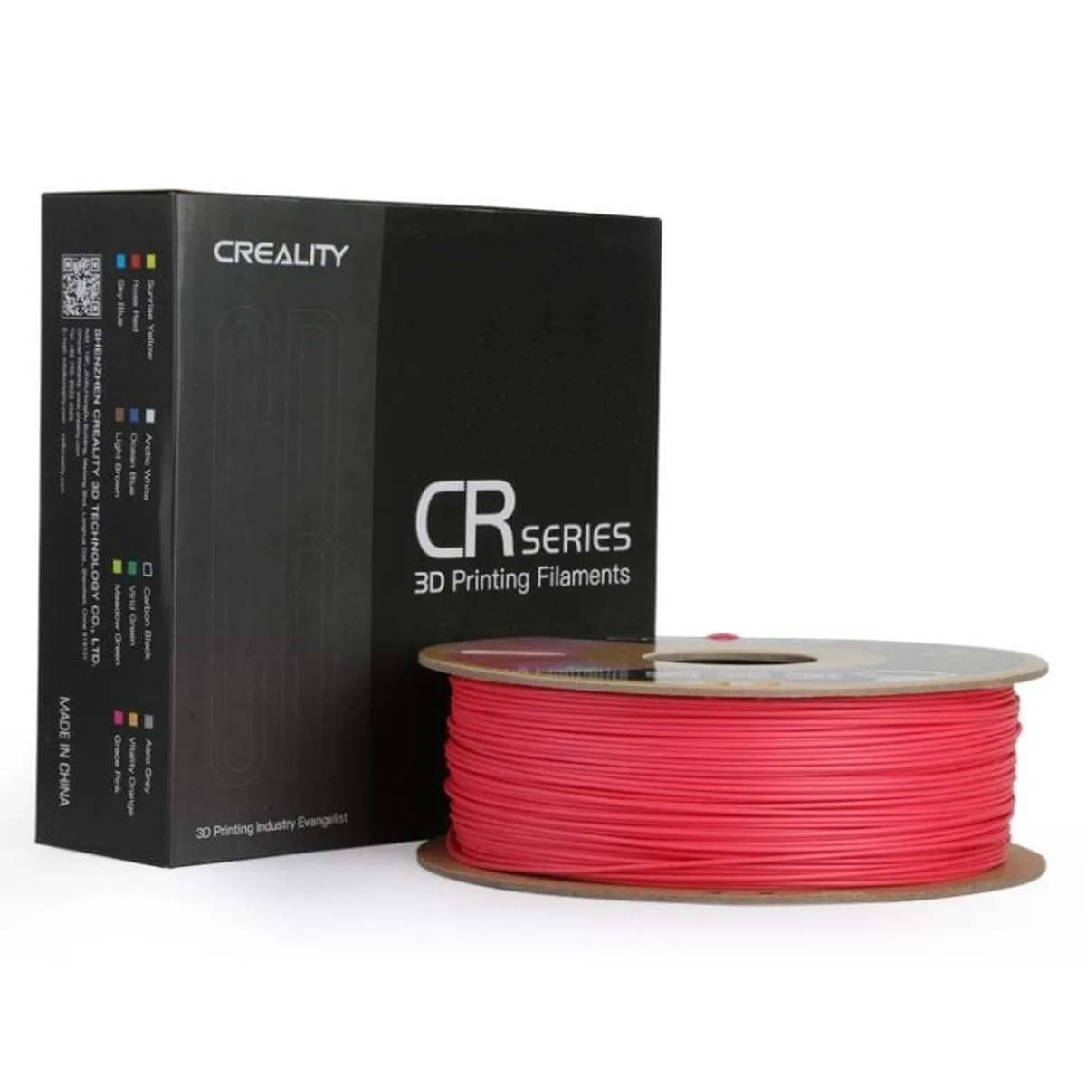 CREALITY - Filamento 3D PLA Mate Rojo Frutilla  Creality - Filamentos