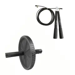 ULTIMATE FITNESS - PACK RUEDA ABDOMINALES CUERDA DE SALTO SLIM