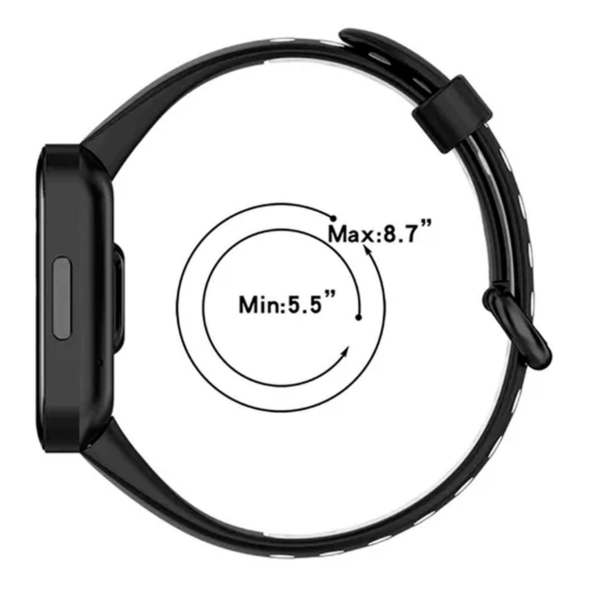 GENERICO - Correa Silicona Para Xiaomi Mi Watch Lite Redmi Lila