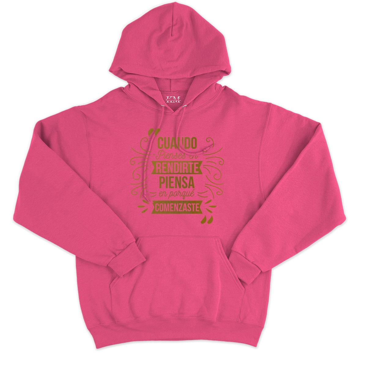 GENERICO - Poleron Canguro Para Niños y Adultos Diseño Frases No Te Rindas