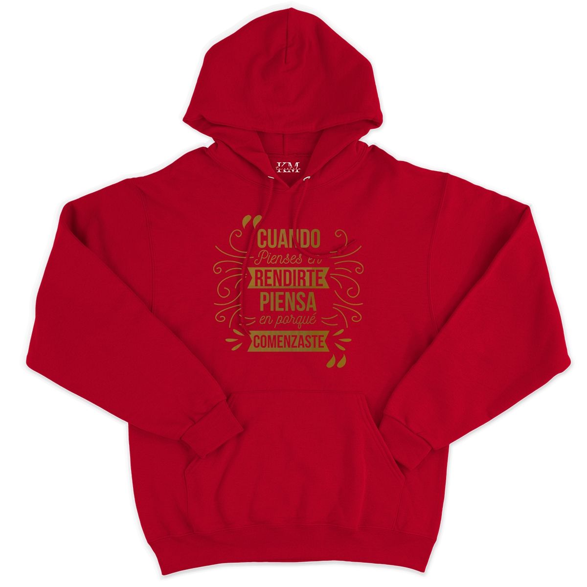 GENERICO - Poleron Canguro Para Niños y Adultos Diseño Frases No Te Rindas