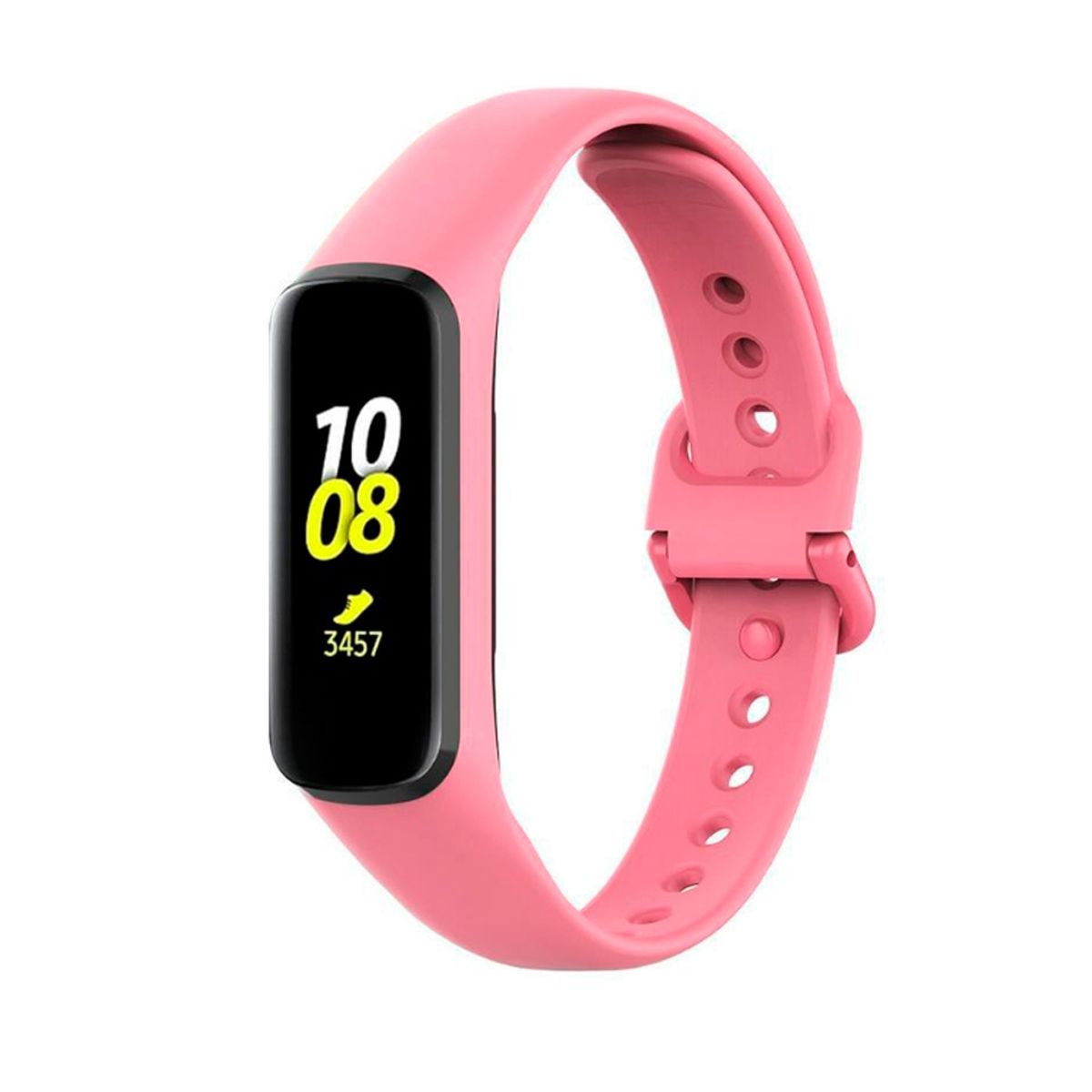 GENERICO - Correa De Silicona Para Samsung Galaxy Fit 2 R220 Rosada