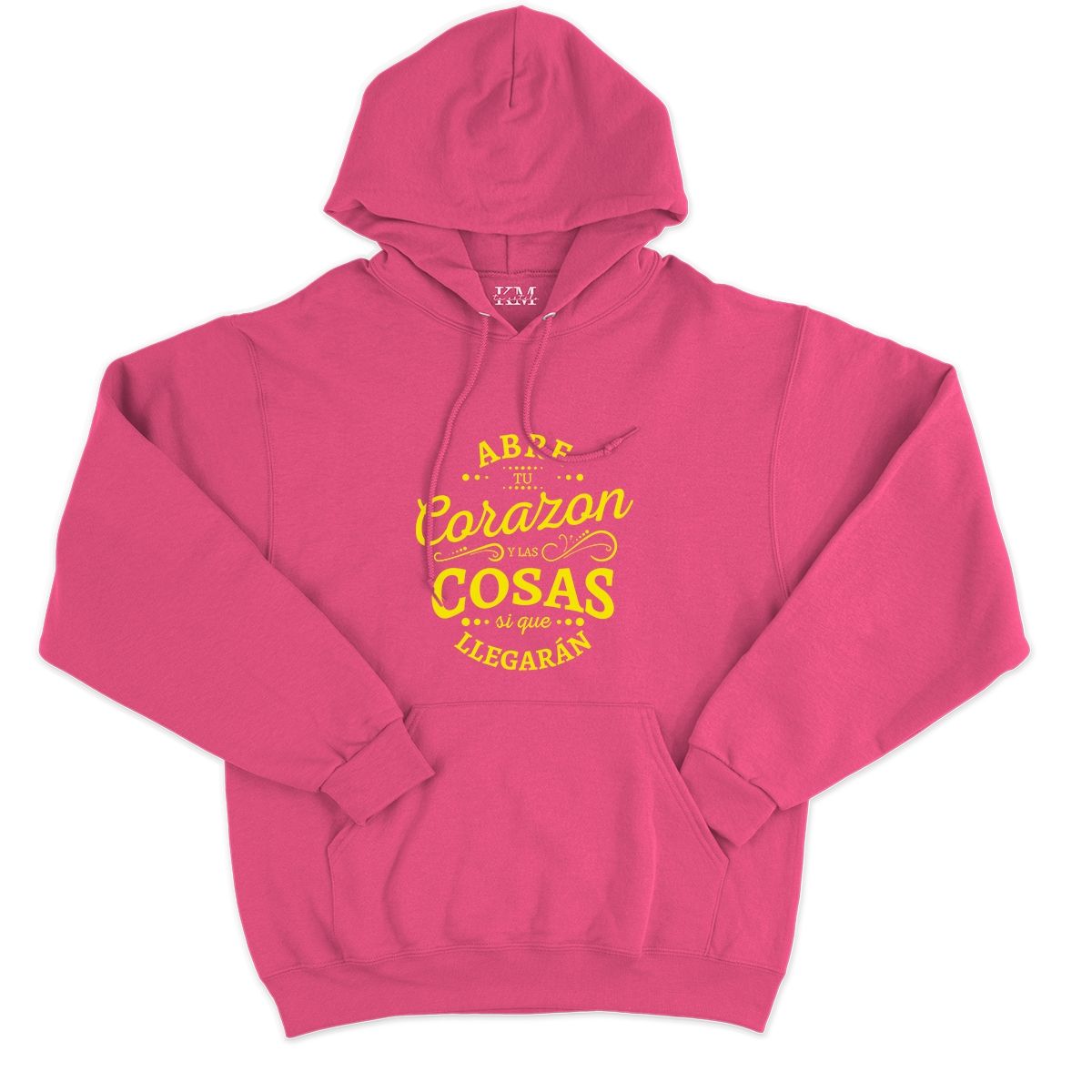 GENERICO - Poleron Canguro Para Niños y Adultos Diseño Frases Abre tu Corazon