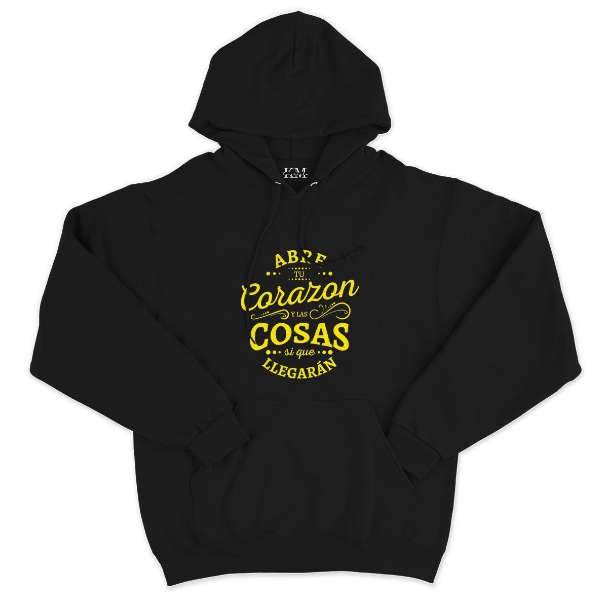 GENERICO - Poleron Canguro Para Niños y Adultos Diseño Frases Abre tu Corazon