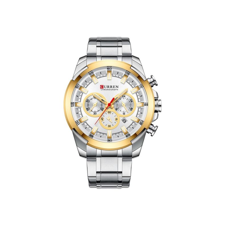 CURREN - Reloj Analogo Plateado Curren 83612
