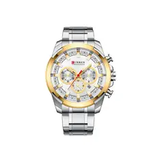 CURREN - Reloj Analogo Plateado 83612