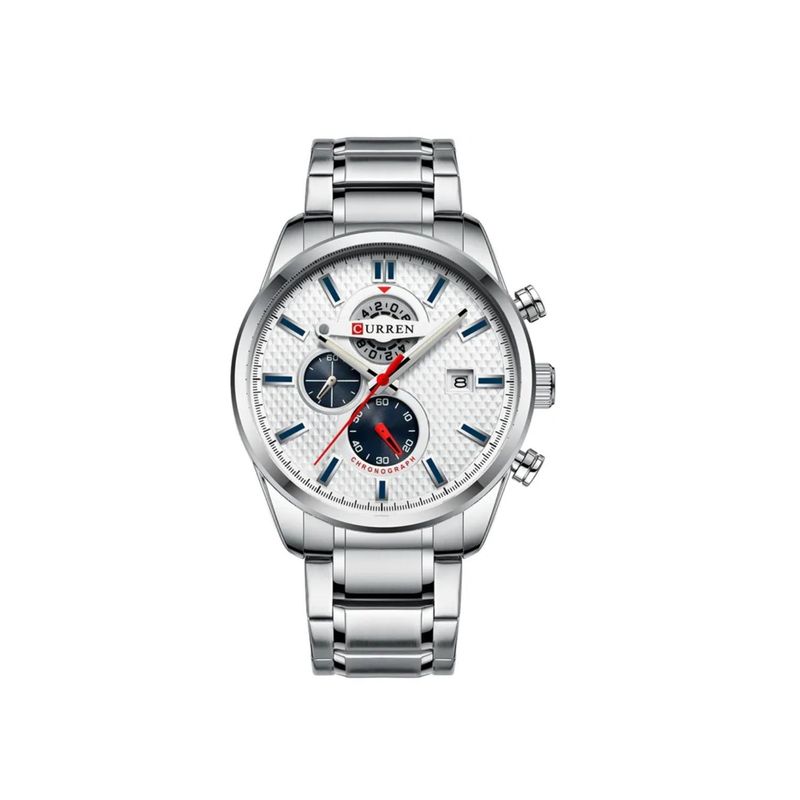 CURREN - Reloj Analogo Plateado Curren 83523