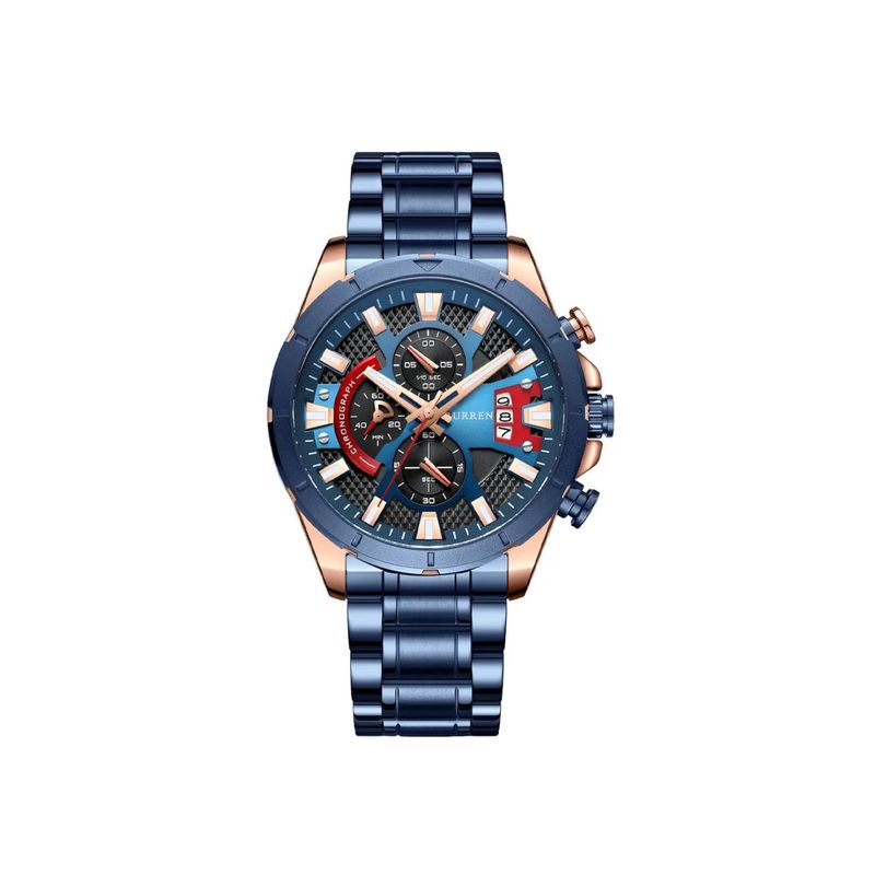 CURREN - Reloj Analogo Azul Curren 84011