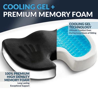 Imagen 2 del producto Cojín Coxis Ortopédico Ergonómico PREMIUM Memory Foam Alta Densidad