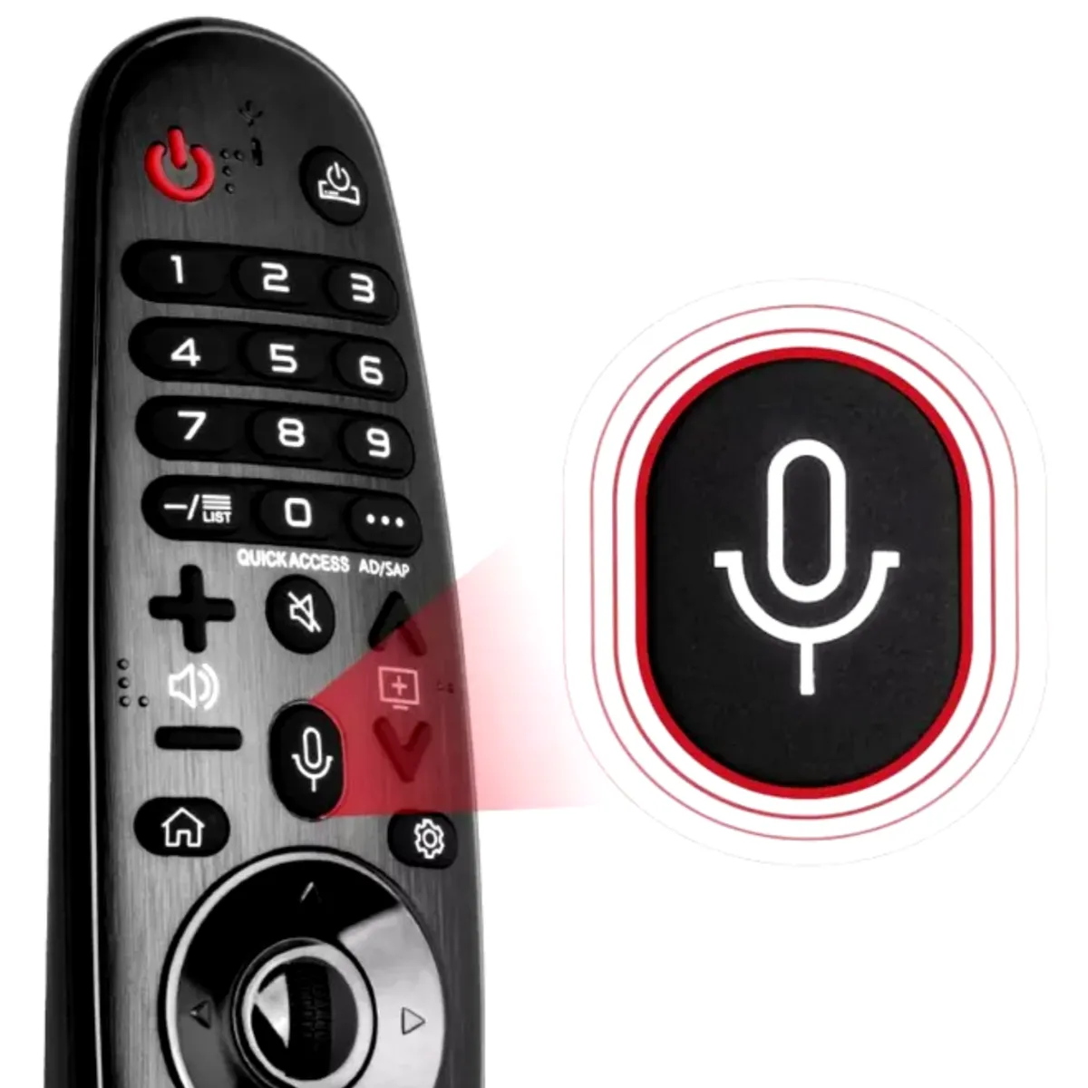 TECNOLAB - Control Remoto para LG Smart TV Magic con Micrófono TL-365