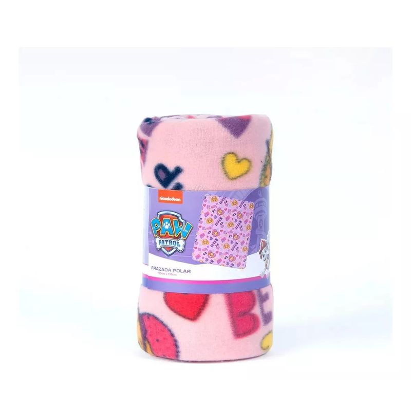 PAW PATROL - Manta Frazada Polar Paw Patrol Niña Ruffi 115 x 130 cm