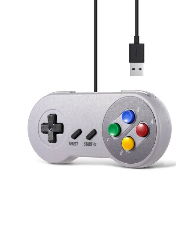 DBLUE Gamepad USB Retro para Super Nintendo 8 Botones SNES DBC1009
