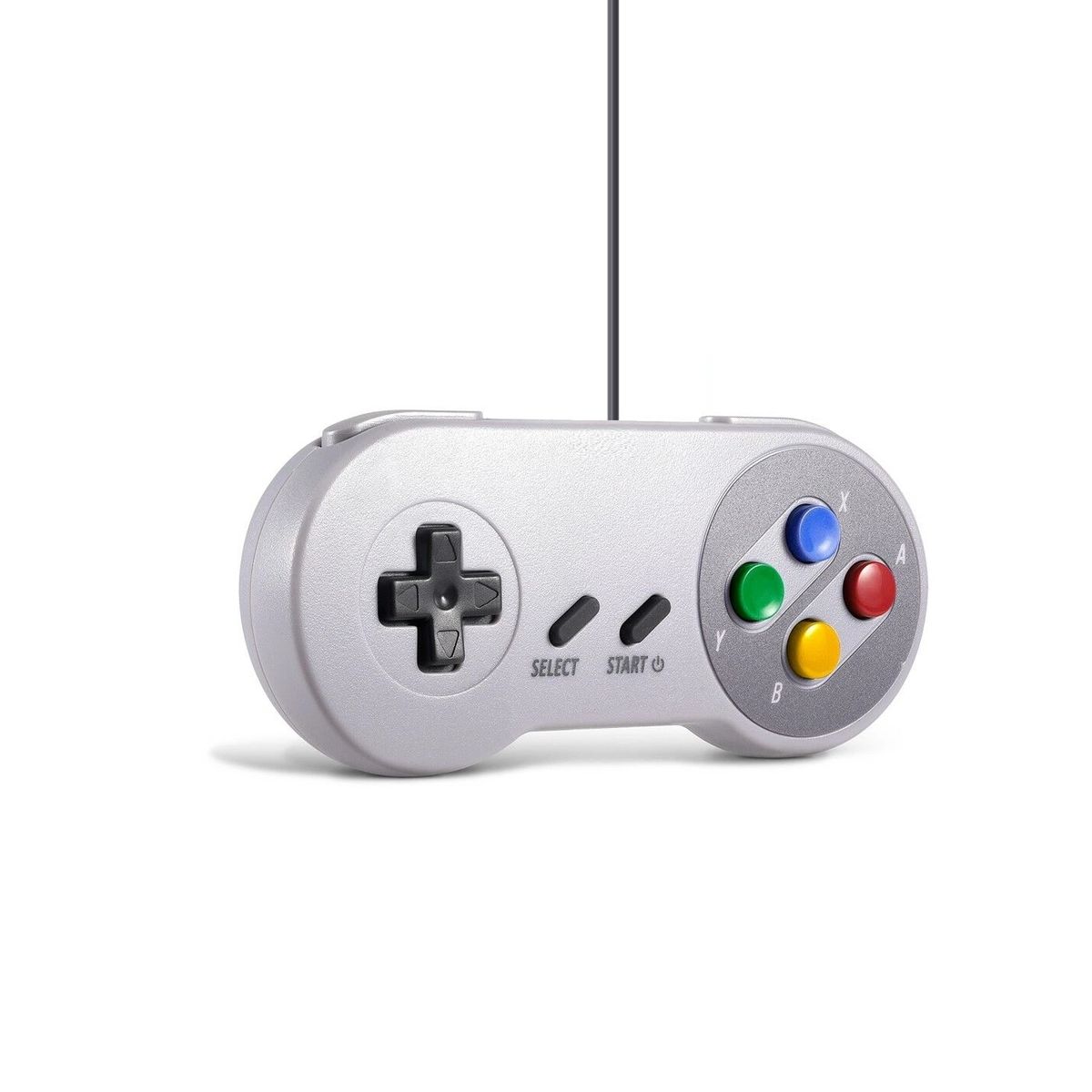 DBLUE - Gamepad USB Retro para Super Nintendo 8 Botones SNES DBC1009