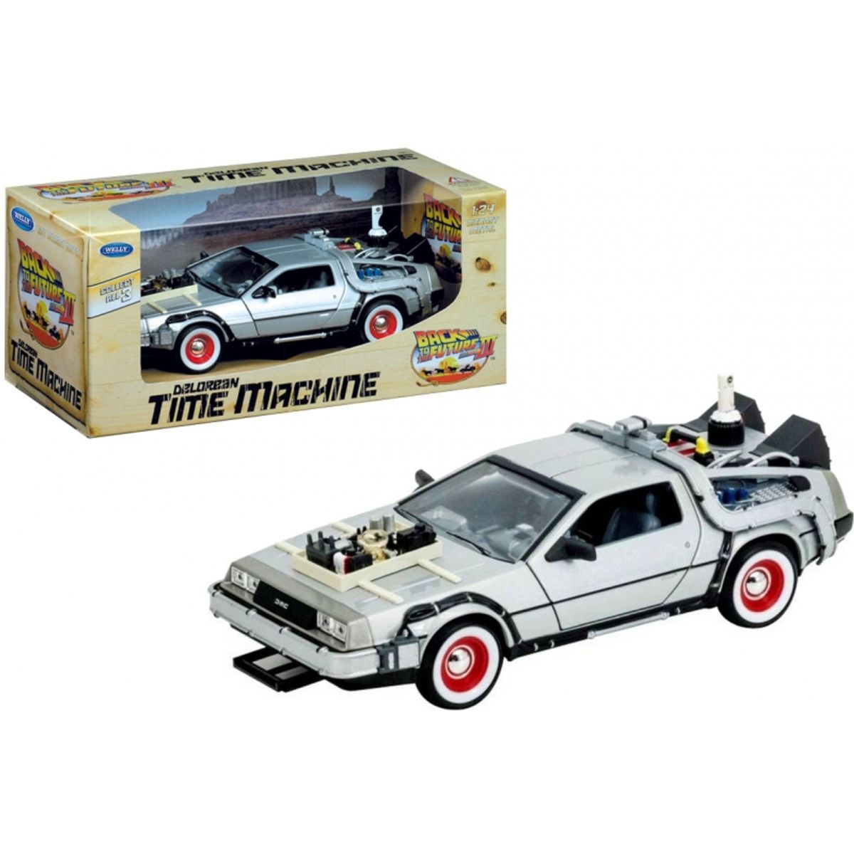 WELLY - WELLY 22444 DELOREAN BACK FUTURE III 1-24
