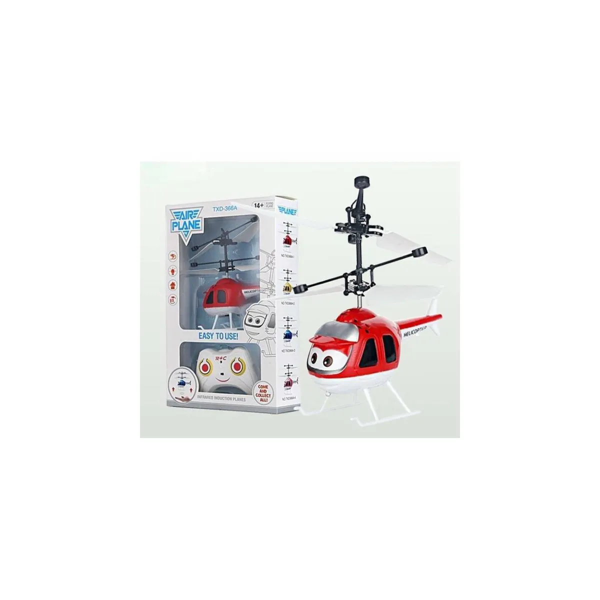 GENERICO - Helicoptero Volador A Control Remoto Rojo