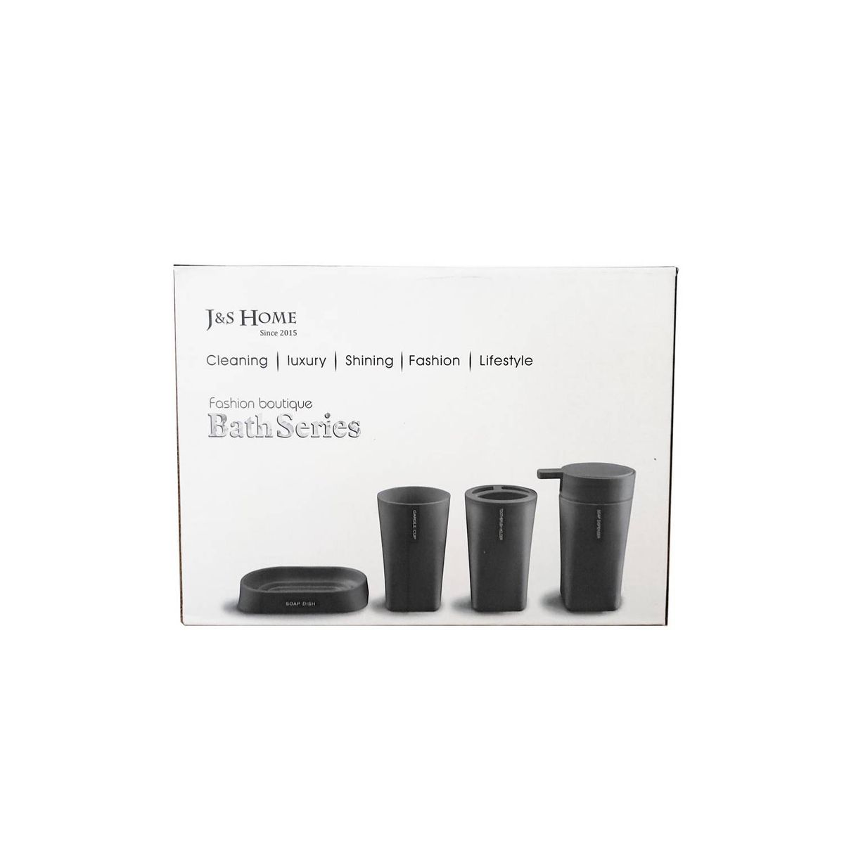 GENERICO - Set De Baño 4 Piezas Portacepillos Pasta Jaboneras & Vaso