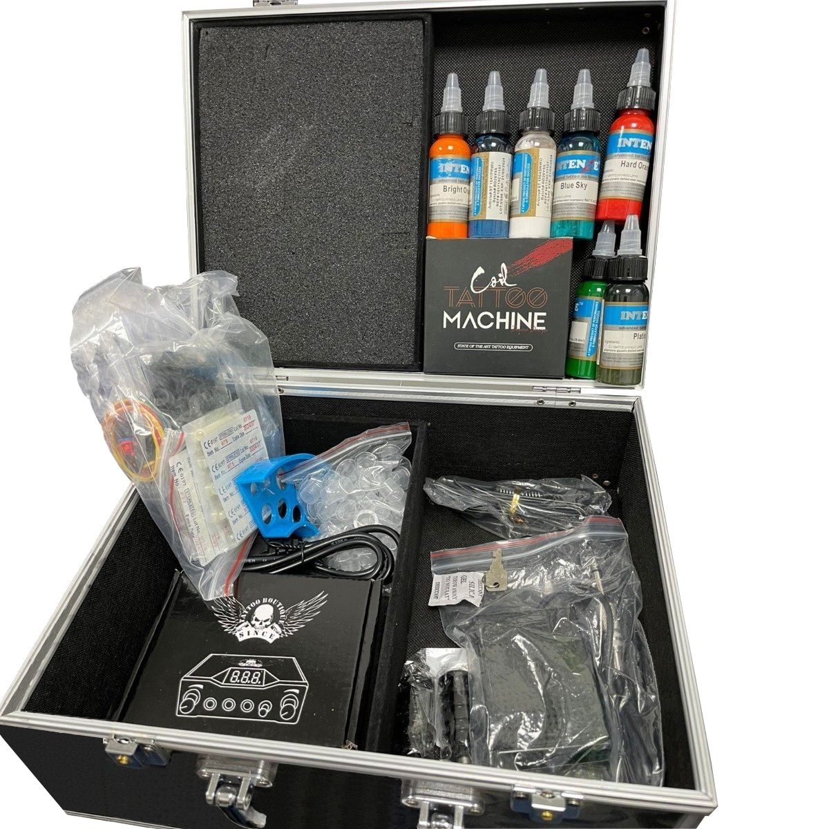 GENERICO - Kit Tattoo Maquina De Tatuar Maquina Tattoo Kit Tatuaje Pro