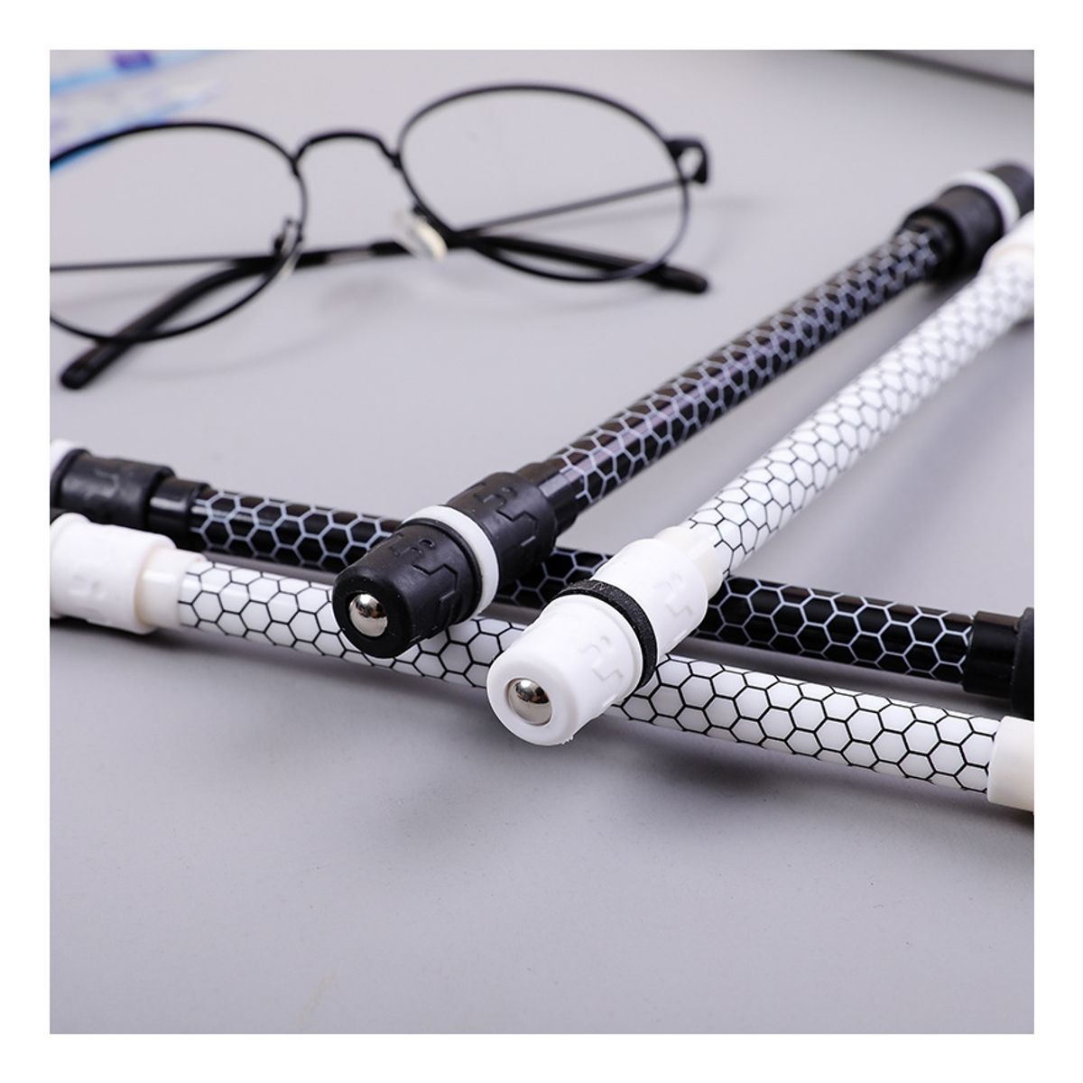 ZG STORE - 4u Pen Spinning Lápiz Pasta Giratorio Juguete Antiestrés BN